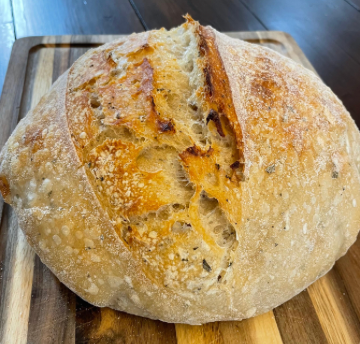 Roasted Garlic and Rosemary Loaf