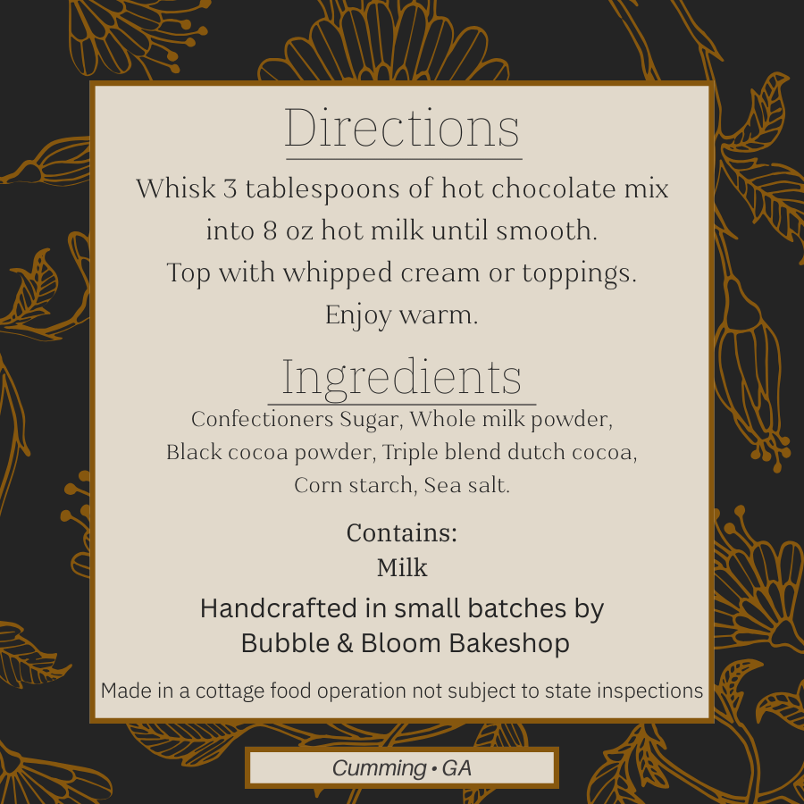 Artisan Hot Chocolate Mix